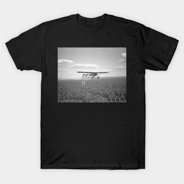 Crop Duster, 1938. Vintage Photo T-Shirt by historyphoto